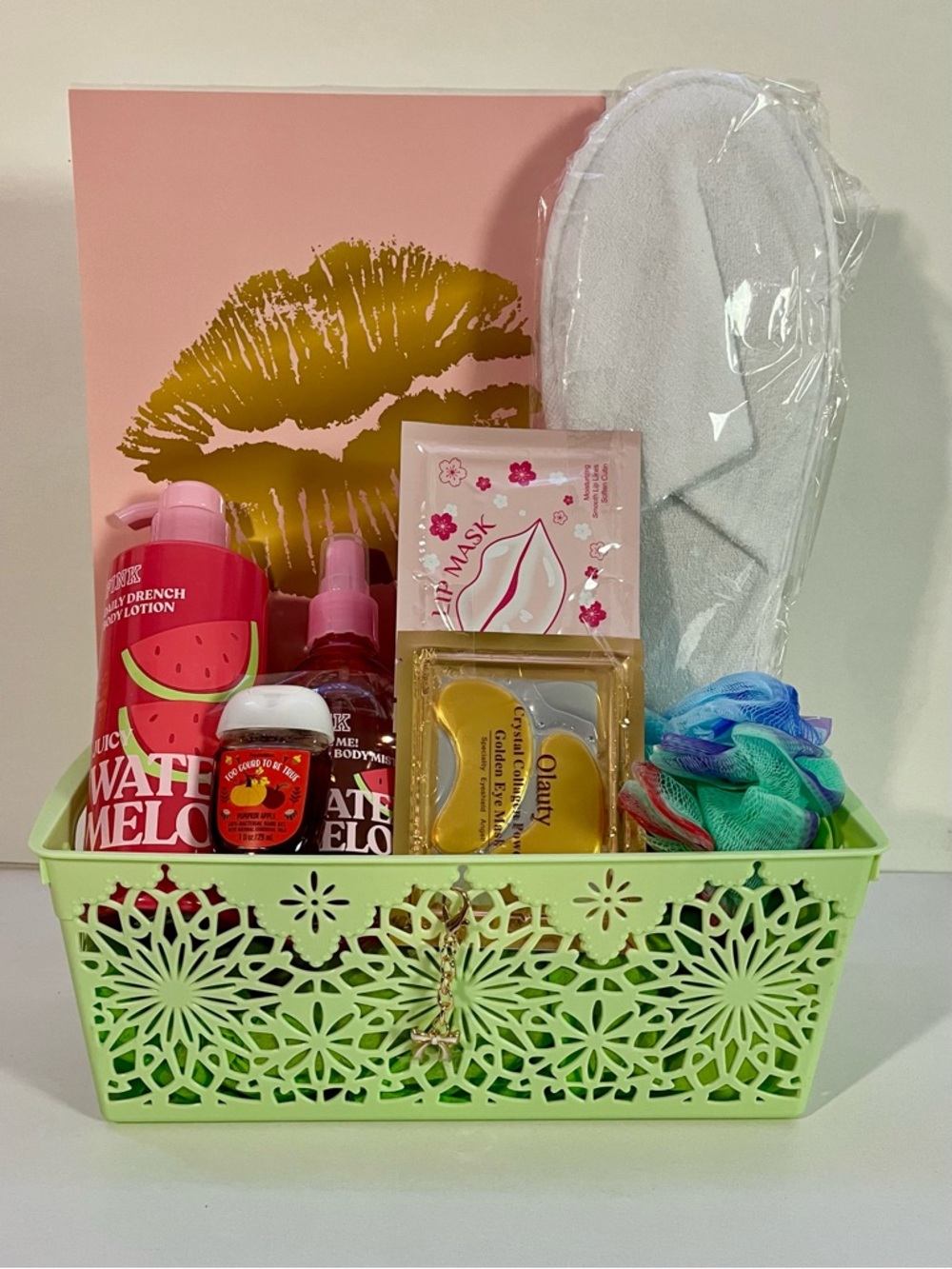 Watermelon PINK Gift basket Set